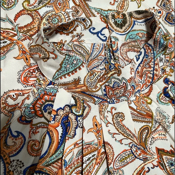 Boho Paisley Print Halter Top - Picture 6 of 7